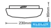 Lampa sufitowa UNIVERSO 18 W 1620 lm CCT.kap ∅230×80 mm biała