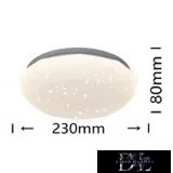 Lampa sufitowa UNIVERSO star 18 W 1620 lm 4000 K ∅230×80 mm biała
