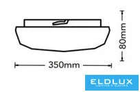 Lampa sufitowa UNIVERSO 36 W 3240 lm CCT.kap D350x80 mm IP20 biała