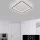 Lampa sufitowa UNIVERSO 50 W 4000 lm 3000 K 500 × 500 × 50 mm czarna
