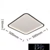 Lampa sufitowa UNIVERSO 50 W 4000 lm 4000 K 500 × 500 × 50 mm biała