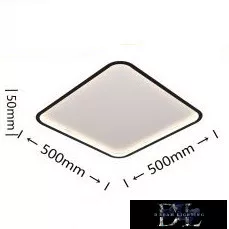 Lampa sufitowa UNIVERSO 50 W 4000 lm 4000 K 500 × 500 × 50 mm biała