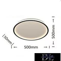 Lampa sufitowa UNIVERSO 43 W 3440 lm 3000 K ∅500 × 50 mm biała