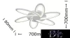UNIVERSO Lampa sufitowa LED 59 W 4720 lm 4000 K 700 mm IP20