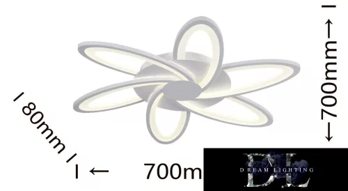 UNIVERSO Lampa sufitowa LED 59 W 4720 lm 4000 K 700 mm IP20