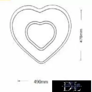 Lampa sufitowa UNIVERSO 54 W 4320 lm 3000 K 490 x 470 mm biała