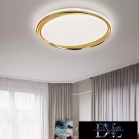   Lampa sufitowa UNIVERSO 46 W 3680 lm CCT ∅490×80 mm złota
