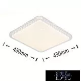 Lampa sufitowa UNIVERSO 48 W 3840 lm CCT 430 × 430 mm biała