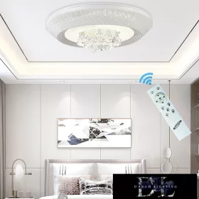   UNIVERSO Kryształowa lampa sufitowa 83/166 W 6640/13280 lm CCT IP22 ∅800 mm biała