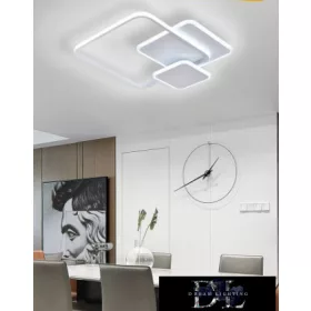   Lampa sufitowa UNIVERSO 48 W 3840 lm 6500 K 520 x 500 mm biała