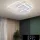 Lampa sufitowa UNIVERSO 48 W 3840 lm 4000 K 520 × 500 mm biała