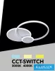 UNIVERSO Lampa sufitowa 37 W 2960 lm CCT 550 x 430 mm biała