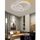 UNIVERSO Lampa sufitowa 37 W 2960 lm 3000 K 550 x 430 mm biała