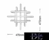 Lampa sufitowa UNIVERSO 58 W 4640 lm 3000 K 470 x 470 mm biała