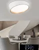 Lampa sufitowa UNIVERSO 46 W 3680 lm 4000 K ∅500 x 135 mm biała/złota