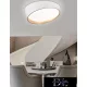 Lampa sufitowa UNIVERSO 46 W 3680 lm 4000 K ∅500 x 135 mm biała/złota