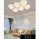 Lampa sufitowa UNIVERSO 120 W 9600 lm 3000 K 860 x 570 x 130 mm biała/złota