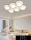 Lampa sufitowa UNIVERSO 120 W 9600 lm 4000 K 860 x 570 x 130 mm biała/złota