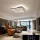 Lampa sufitowa UNIVERSO 39 W 3150 lm CCT z przełącznikiem 445 x 530 mm IP44 biała/czarna