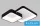 Lampa sufitowa UNIVERSO 58 W 4640 lm CCT czarna 725 x 590 x 100 mm