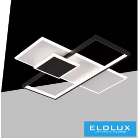   Lampa sufitowa UNIVERSO 46 W 3680 lm CCT cap. 570 x 530 mm IP20 biała/czarna