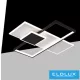 Lampa sufitowa UNIVERSO 46 W 3680 lm CCT cap. 570 x 530 mm IP20 biała/czarna