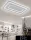 UNIVERSO Lampa sufitowa 123 W 9840 lm CCT 1020 x 625 mm biała