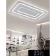 UNIVERSO Lampa sufitowa 123 W 9840 lm CCT 1020 x 625 mm biała