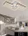 UNIVERSO Lampa sufitowa 83 W 6640 lm CCT 1100 x 700 mm biała/czarna