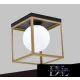 UNIVERSO Lampa sufitowa 1xG9 max.10W 200x200x160mm IP20 Stare złoto