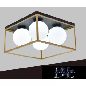   Lampa sufitowa UNIVERSO 4xG9 max.10w 400x400x160mm IP20 Stare złoto