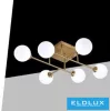Lampa sufitowa UNIVERSO 6xG9 maks. 10 W 700 x 700 x 170 mm IP20 Stare złoto 5 lat