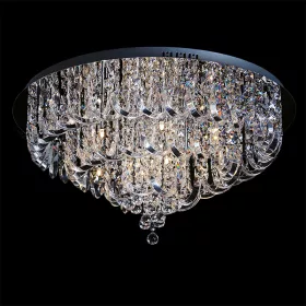 ELDLUX METEOR kryształowa lampa sufitowa 20×5W NW chrom