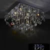 ELDLUX Kryształowa lampa sufitowa chromowana LED 8×5W 4000k IP20 500x500x300mm