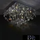 ELDLUX Kryształowa lampa sufitowa chromowana LED 8×5W 4000k IP20 500x500x300mm