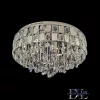 ELDLUX Kryształowa lampa sufitowa Chrom LED 15×5W 4000k IP20 ∅650x390mm