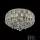 ELDLUX Kryształowa lampa sufitowa Chrom LED 15×5W 4000k IP20 ∅650x390mm
