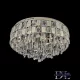 ELDLUX Kryształowa lampa sufitowa Chrom LED 15×5W 4000k IP20 ∅650x390mm