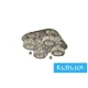 ELDLUX Kryształowa lampa sufitowa 36 W 2880 lm CCT.T IP20 500 x 500 x 215 mm Chrom