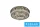 ELDLUX Kryształowa lampa sufitowa 52 W 4160 lm CCT.T IP20 D550x275 mm Chrom
