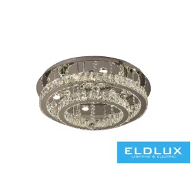   ELDLUX Kryształowa lampa sufitowa 71 W 5680 lm CCT.T IP20 D650 x 275 mm Chrom