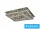 ELDLUX Kryształowa lampa sufitowa 84 W 6720 lm CCT.T IP20 900 x 650 x 275 mm Chrom