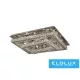 ELDLUX Kryształowa lampa sufitowa 84 W 6720 lm CCT.T IP20 900 x 650 x 275 mm Chrom