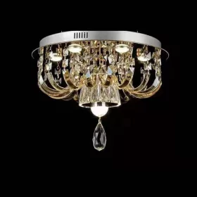   ELDLUX ELDSUN kryształowa lampa sufitowa chromowana LED 28W CCT