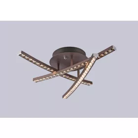  ELDLUX MEMPHIS kryształowa lampa sufitowa chromowana 18W 4000K