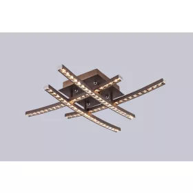   ELDLUX MEMPHIS kryształowa lampa sufitowa chromowana 24W 4000K