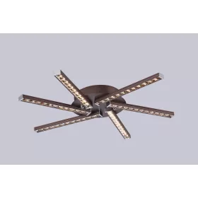   ELDLUX MEMPHIS kryształowa lampa sufitowa chromowana 18W 4000K