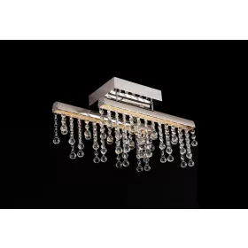   ELDLUX GLOSSY kryształowa lampa sufitowa chromowana 10W 4000K
