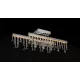 ELDLUX GLOSSY kryształowa lampa sufitowa chromowana 16W 4000K