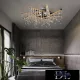 ELDLUX GLOSSY kryształowa lampa sufitowa chromowana 49W 4000K